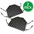 Zento Deals 2Pk. Beaded Wooden Car Motorcycle Massaging Seat Cover Cushion Pad