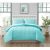 Mainstays Teal Reversible 7-Piece Bed in a Bag Comforter Set with Sheets, Queen