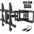 PERLESMITH Full Motion TV Mount Fits 37-70in, Holds up to 132 lbs