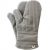 Oven Mitts, with The Heat Resistance of Silicone and Flexibility of Cotton, Recycled Cotton Infill, Terrycloth Lining, 480 F Heat Resistant Pair Grey
