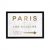 Wynwood Studio Cities and Skylines Framed Wall Art Prints ‘Paris to LA’ European Cities Home Dcor – Gold, Gray, 19″ x 13″