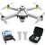  Syma Z6pro Foldable GPS Drone with 4K HD Camera for Adults, FPV RC Quadcopter with Brushless Motors, Auto Return Home, 2 Batteries 48 Min Flight Time, Grey