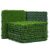SUNOYAR Artificial Grass Interlocking Turf Tile Indoor/Outdoor Flooring Decor, Green