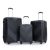 Travelhouse 3 Piece Luggage Set Hardshell Expandable Lightweight Suitcase with TSA Lock Spinner Wheels 20in24in28in.(Black)