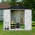 6′ x 4′ Outdoor Metal Storage Shed, Tools Storage Shed, Galvanized Steel Garden Shed with Lockable Doors, Outdoor Storage Shed for Backyard, Patio, Lawn, D8311