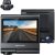 APEMAN 4K Touch Screen Front and Rear Dash Cam,WiFi Supported,Built-in GPS,Sony Sensor,Support 128GB Max,Black