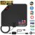 TV Antenna – HDTV Antenna Support 4K 1080P New Version up to 330 Miles Range Digital Antenna for HDTV VHF UHF Freeview Channels Antenna with Amplifier Signal Booster 16.5 ft Longer Coaxial Cable