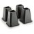 Simplify 6 inch Bed Risers 4 Pack in Black