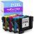 212xl Ink Cartridge for epson 212 ink for Epson Workforce WF-2850 WF-2830 Expression Home XP-4100 XP-4105 Printer ( Black Cyan Magenta Yellow, 4-Pack)