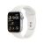 Apple Watch SE (2nd Gen) GPS 44mm Silver Aluminum Case with White Sport Band – M/L