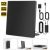 2022 Newest Amplified Tv Antenna, Indoor HD Antenna Amplified 160 Miles, Support 1080P 4K and Smart Tv Old TV 360 Reception, Digital Antenna with Smart Amplifier Signal Booster/22ft Coax Cable